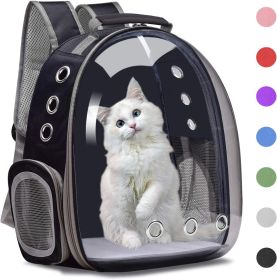 Cat Backpack Carrier Bubble Bag; Small Dog Backpack Carrier for Small Dogs; Space Capsule Pet Carrier Dog Hiking Backpack Airline Approved Travel Carr (Color: Purple)