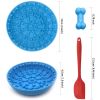 Silicone pet bowl anti-choking pet slow food bowl dog supplies silicone pet slow food bowl